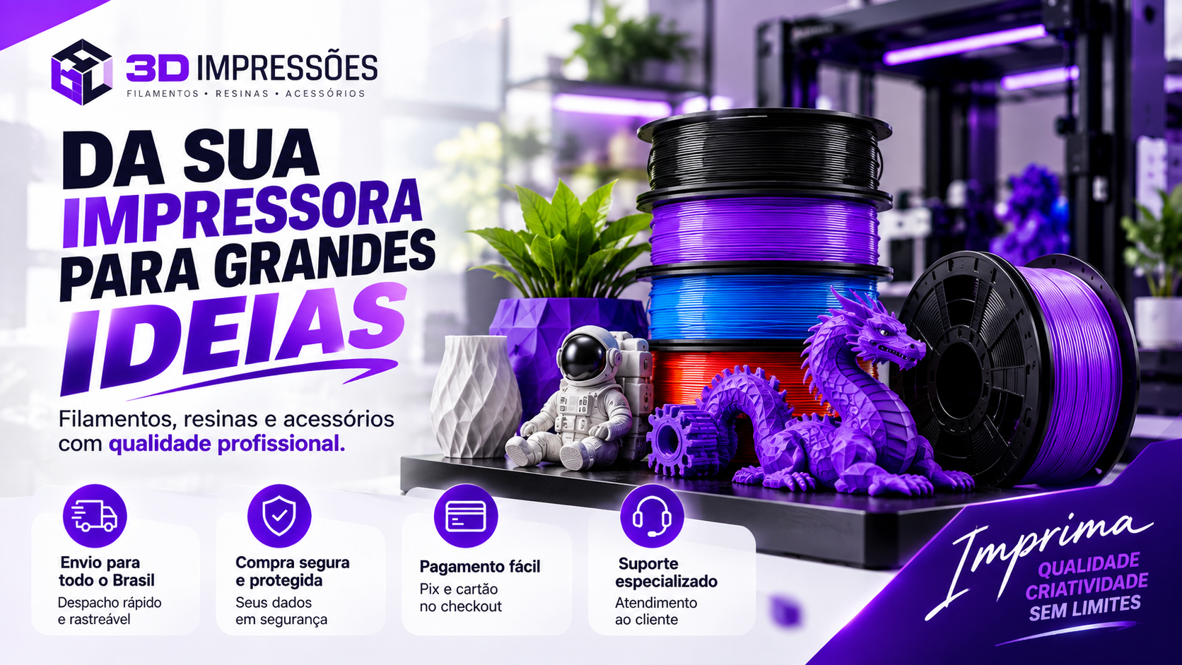 Oferta 3D IMPRESSÕES