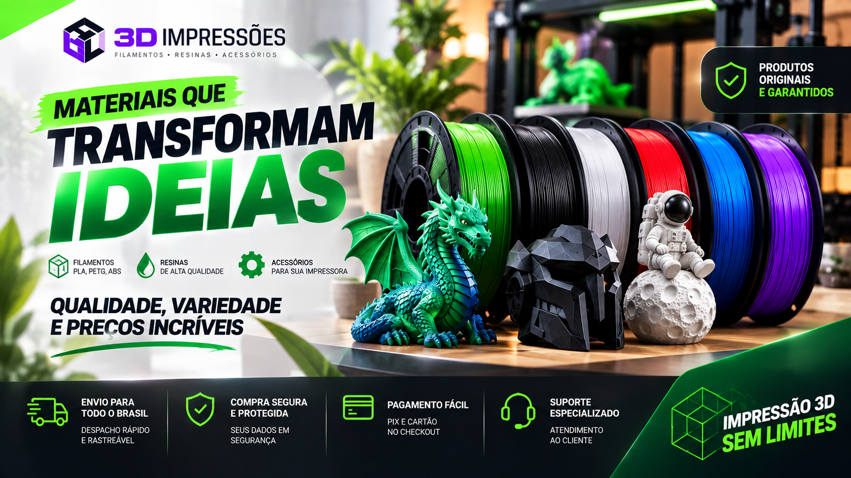 Oferta 3D IMPRESSÕES